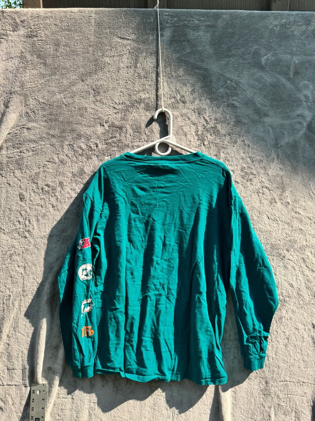 Vintage NFL Miami Dolphins Long Sleeve T-Shirt with Sleeve Graphics 8