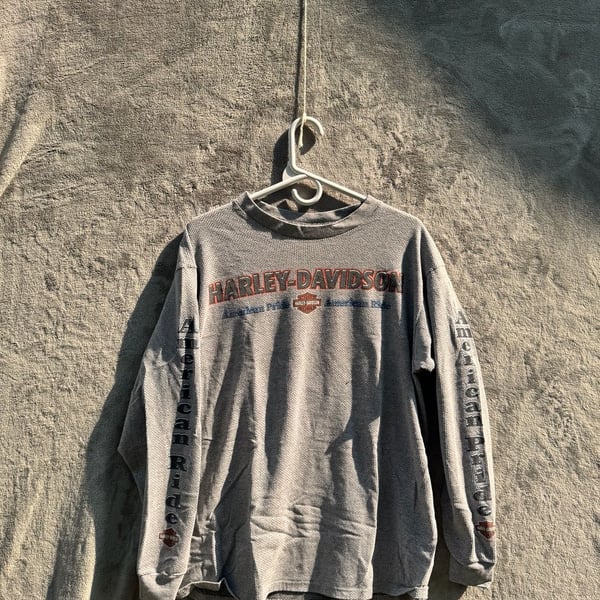 Harley-Davidson Daytona Beach Main St. Waffle Knit Long Sleeve Graphic Shirt