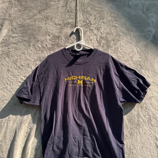 AS Sports University of Michigan Wolverines Embroidered Graphic T-Shirt