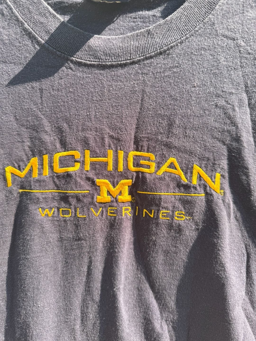 AS Sports University of Michigan Wolverines Embroidered Graphic T-Shirt 2