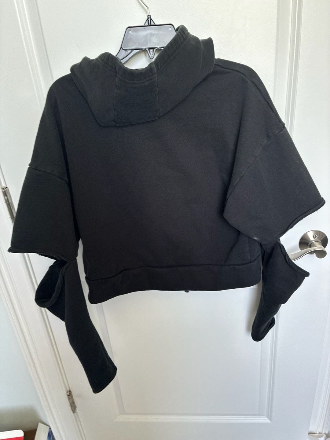 Alo Yoga Peak Cutout Long Sleeve Crop Hoodie Sweatshirt 7