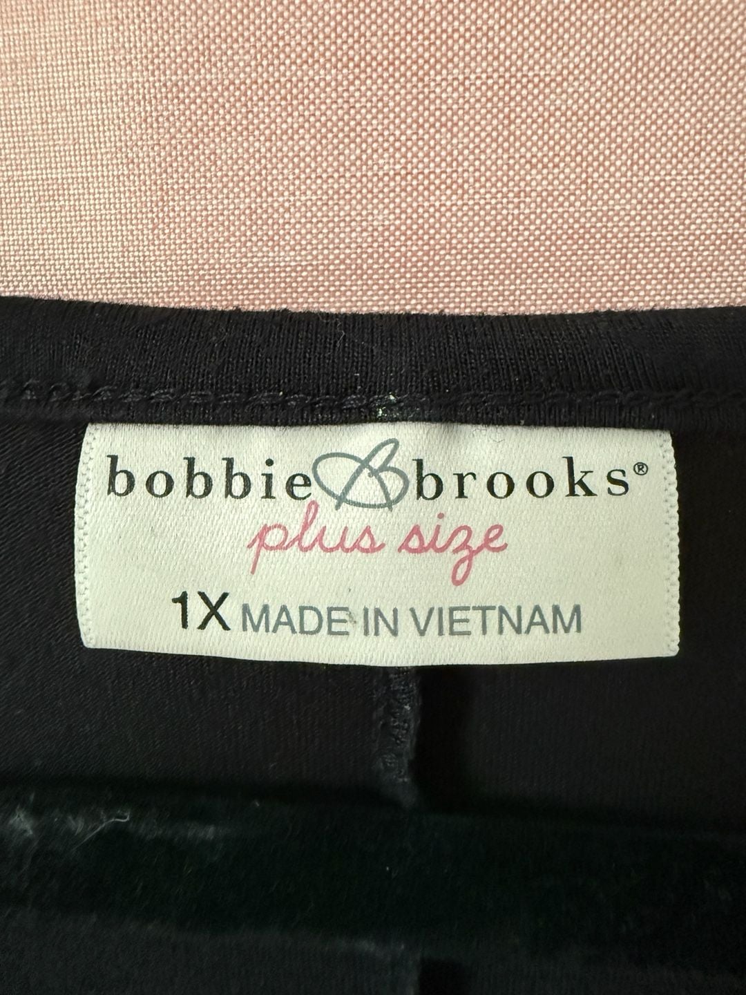 Bobbie & Brooks Plus Size Black V-Neck Cold Shoulder Short Sleeve Tee 5