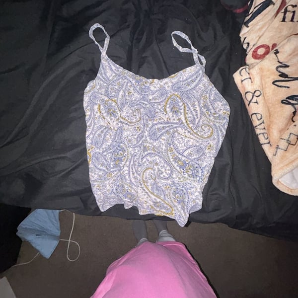 Old Navy Women's Paisley Print Sleeveless Cami Tank Top