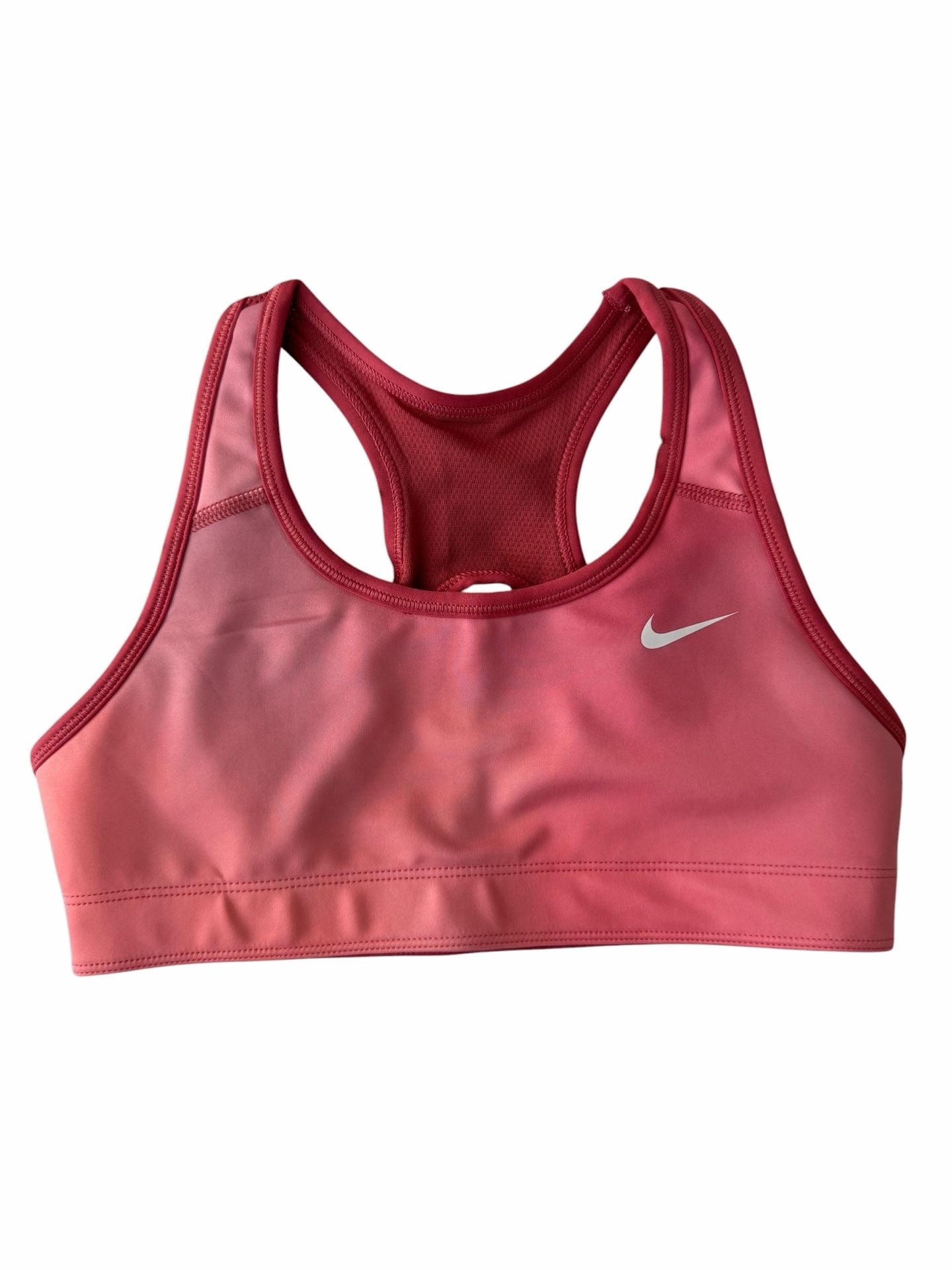 Nike Girls' Dri-FIT Swoosh Medium Sports Bra - Pink Ombré 3