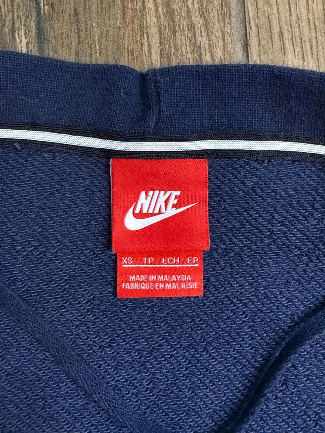 Nike Sportswear Women's Open Front Fleece Cardigan Navy Blue 4