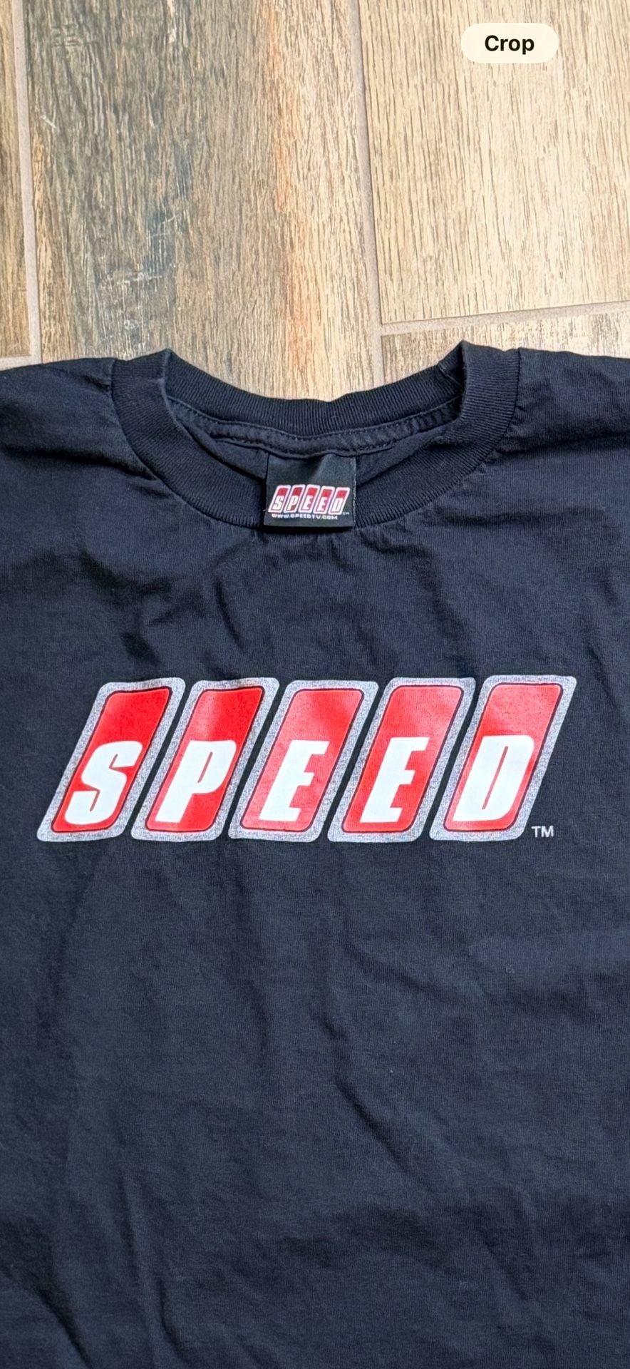 Vintage Speed Channel Logo Graphic T-Shirt Black 2