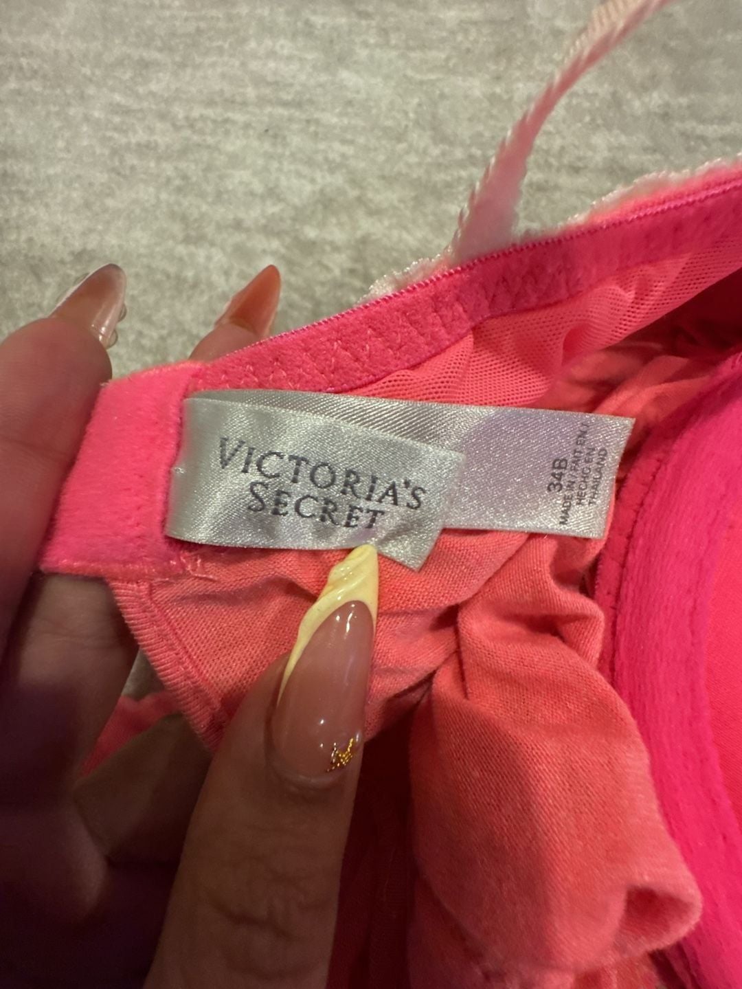 Victoria's Secret Pink Modal Blend Flyaway Babydoll Lingerie 34B 2