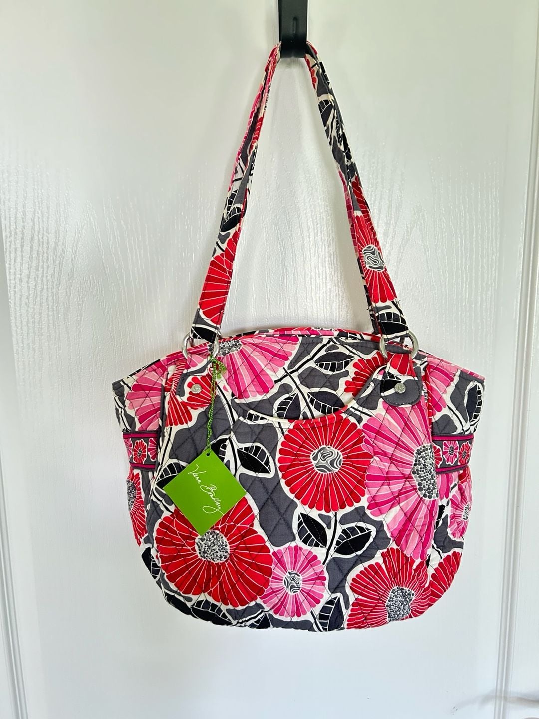 Vera Bradley Glenna Shoulder Bag in Cherry Blossoms Pattern 2