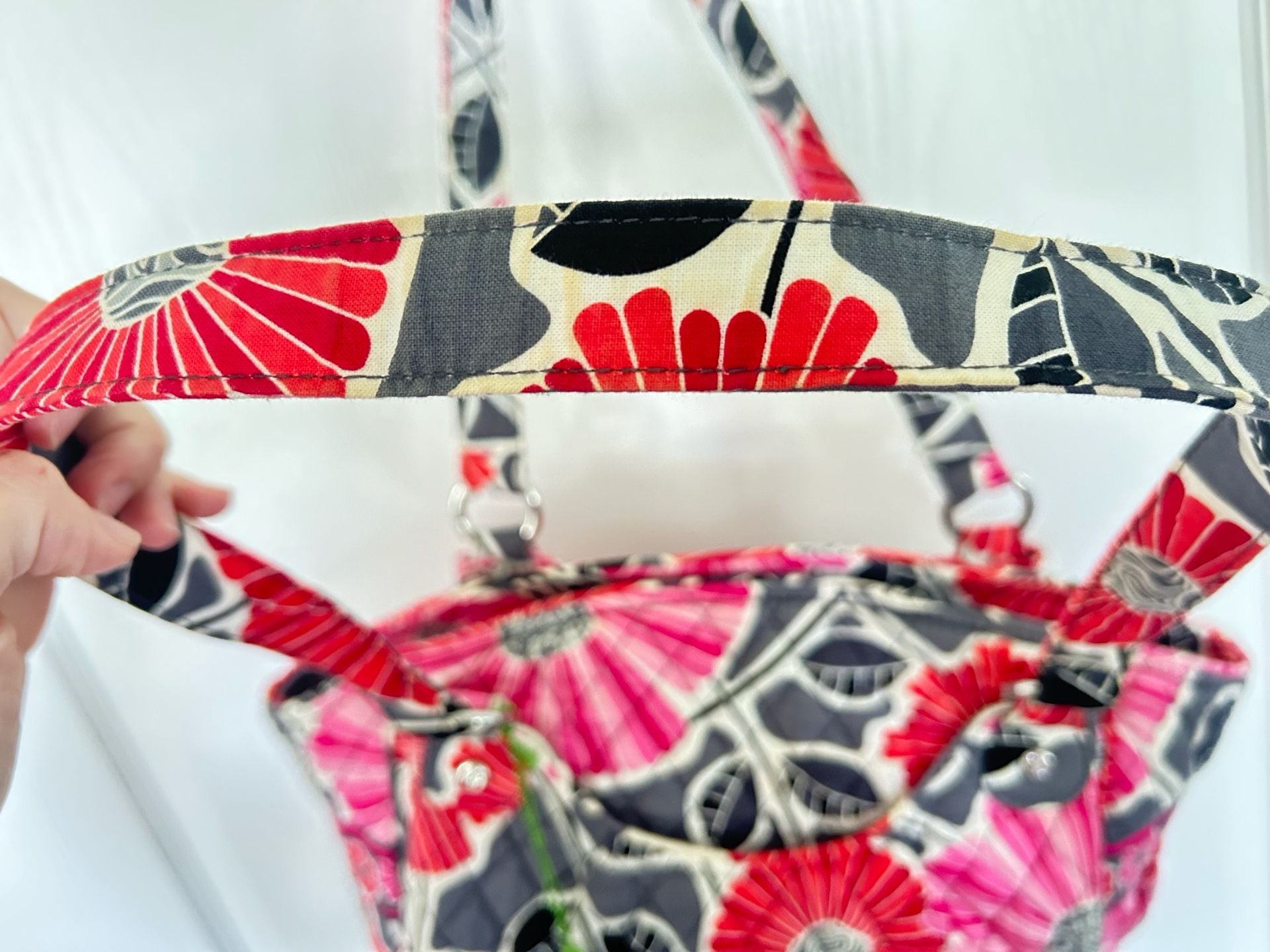 Vera Bradley Glenna Shoulder Bag in Cherry Blossoms Pattern 6