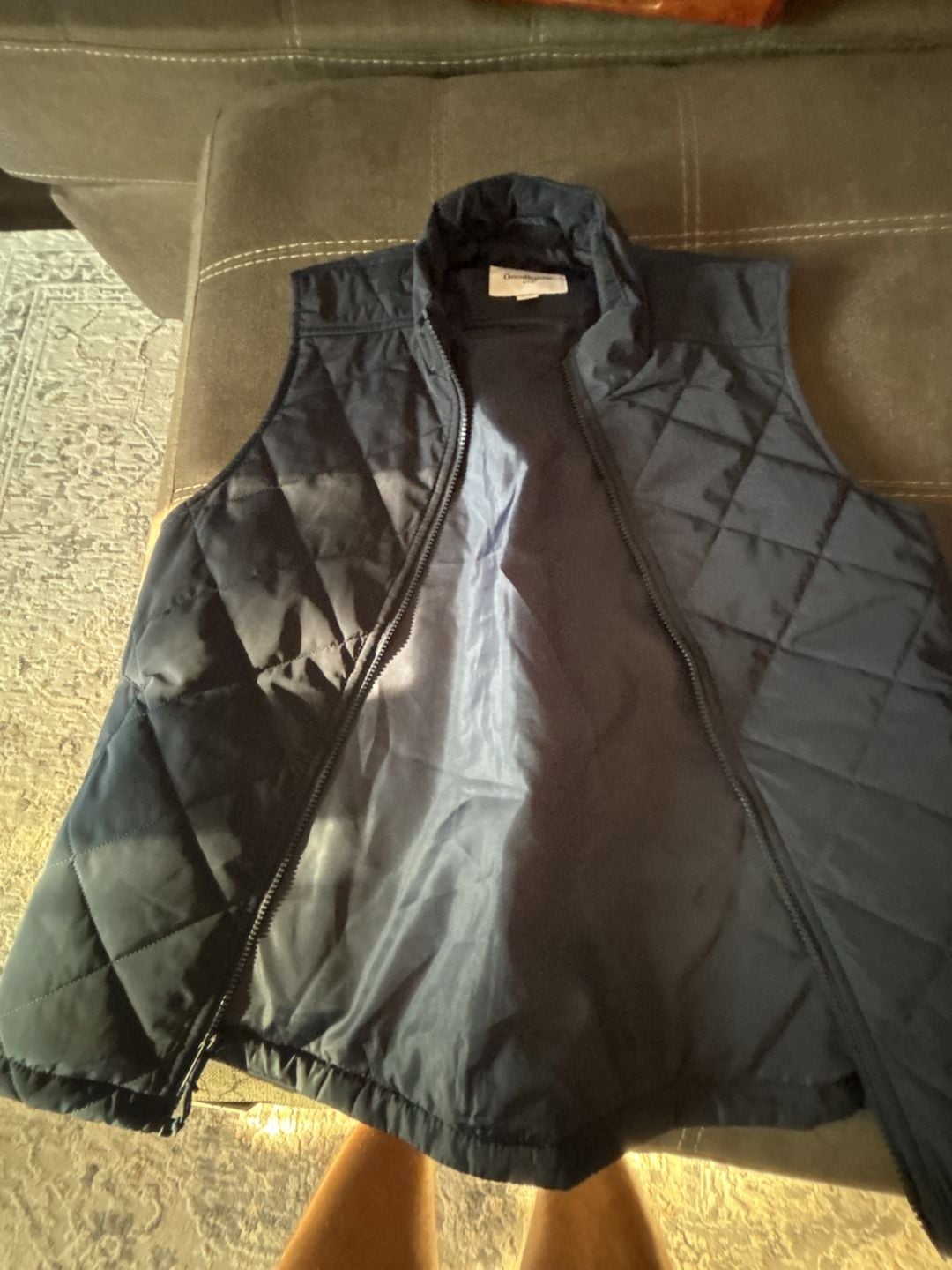 Goodfellow & Co. Men's Quilted Full Zip Lightweight Vest - Mens small 2