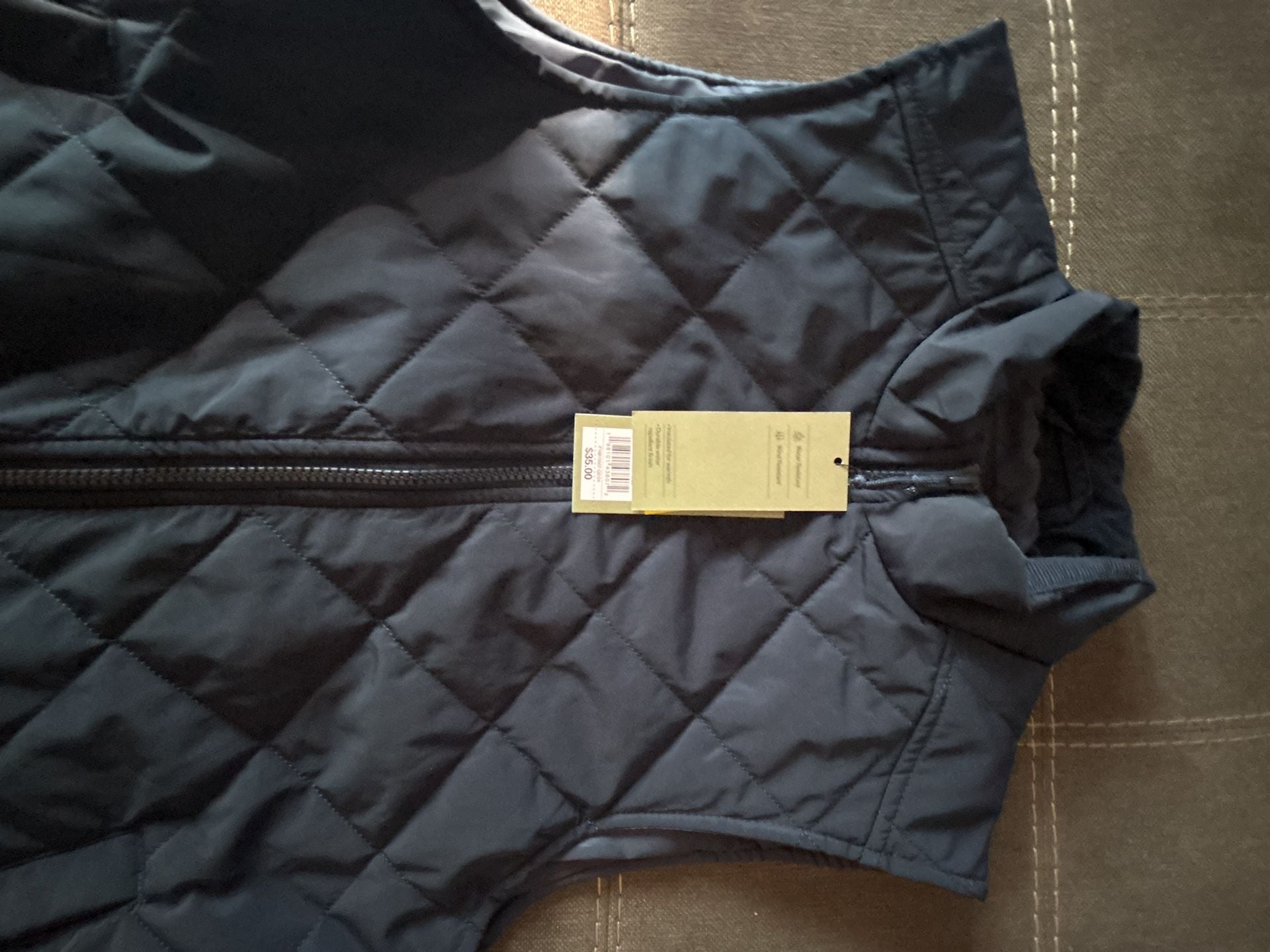 Goodfellow & Co. Men's Quilted Full Zip Lightweight Vest - Mens small 4