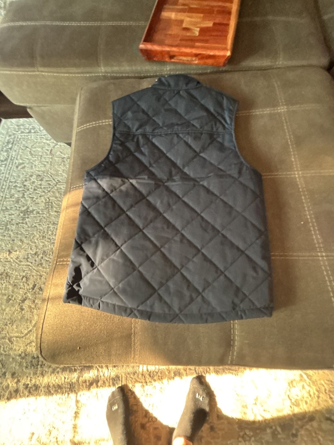 Goodfellow & Co. Men's Quilted Full Zip Lightweight Vest - Mens small 9