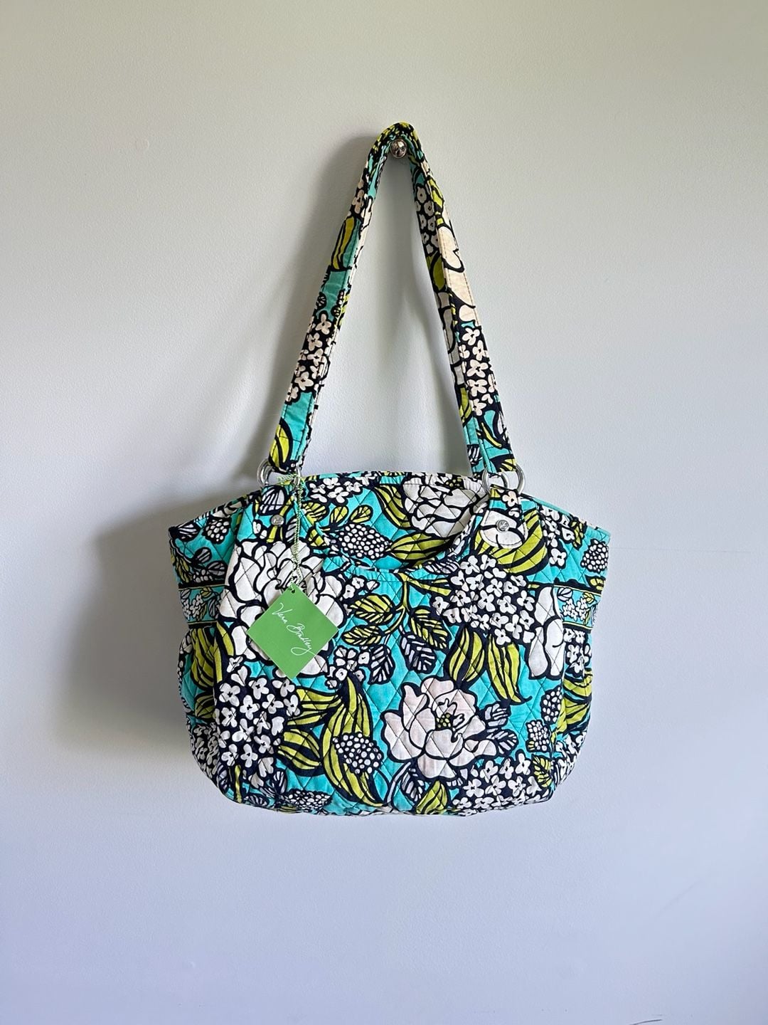 Vera Bradley Sweetheart Shoulder Bag in Island Blooms pattern 2