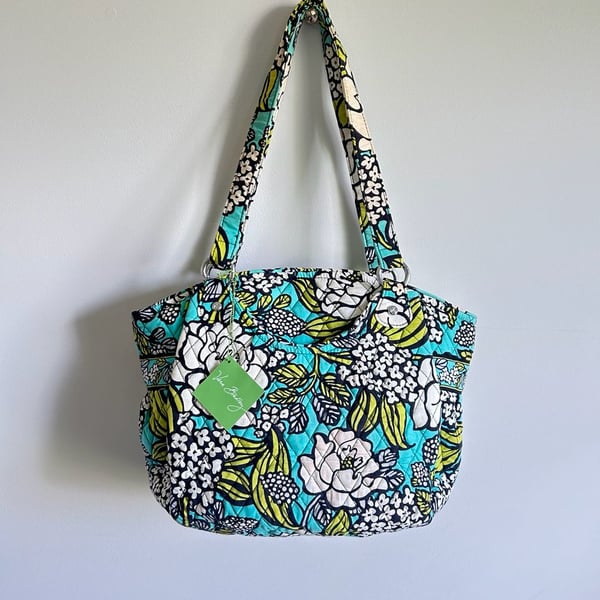 Vera Bradley Sweetheart Shoulder Bag in Island Blooms pattern