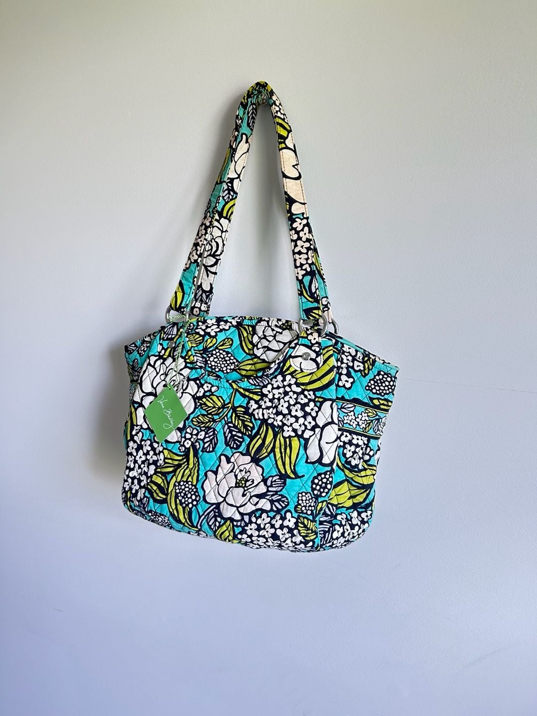 Vera Bradley Sweetheart Shoulder Bag in Island Blooms pattern 3