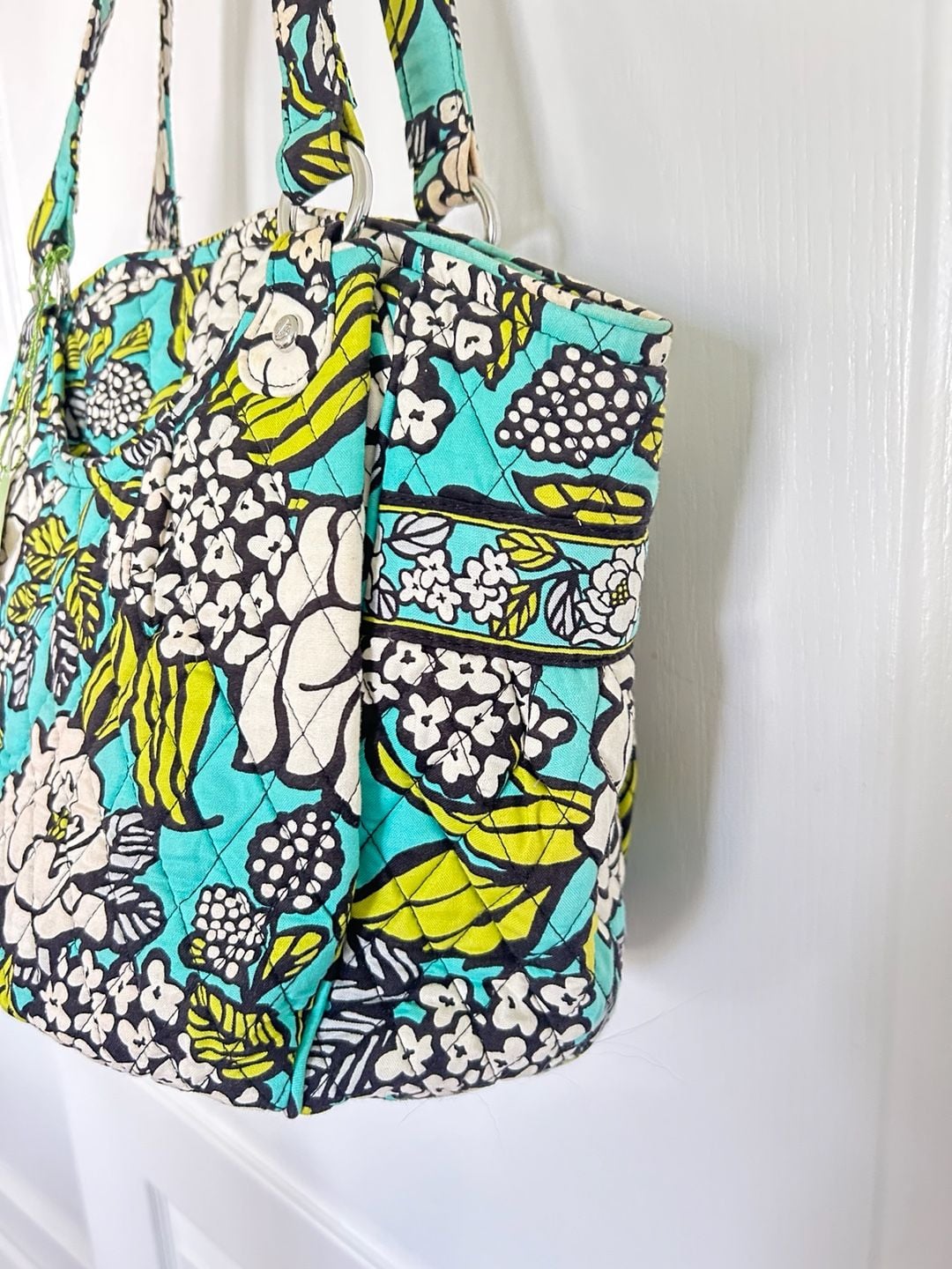 Vera Bradley Sweetheart Shoulder Bag in Island Blooms pattern 7