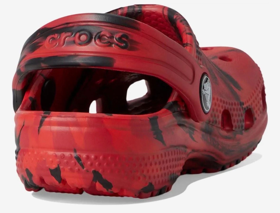 Crocs Classic Marbled Clog - Toddler Kids Pepper/Black Size C6 *NEW* 5