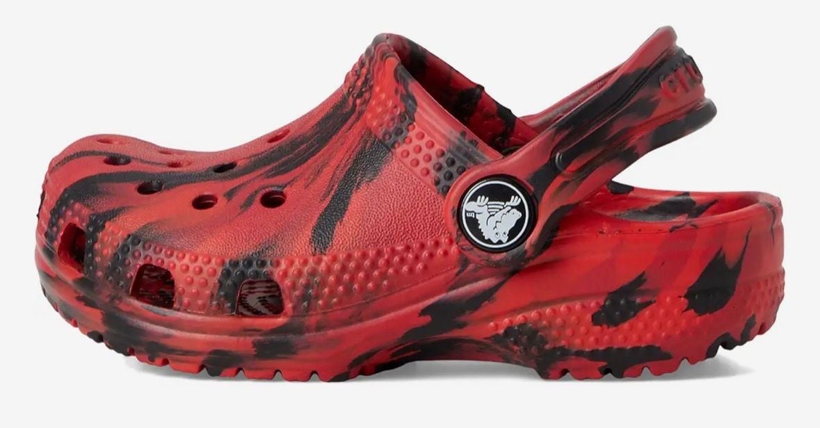 Crocs Classic Marbled Clog - Toddler Kids Pepper/Black Size C6 *NEW* 6