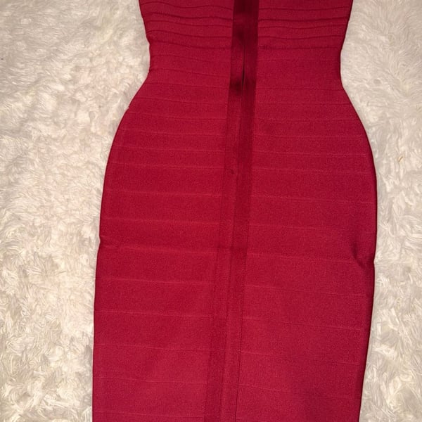 Bardot Design Midi Dress Red - Luxe Midi Dresses and Luxe Party Dresses,
