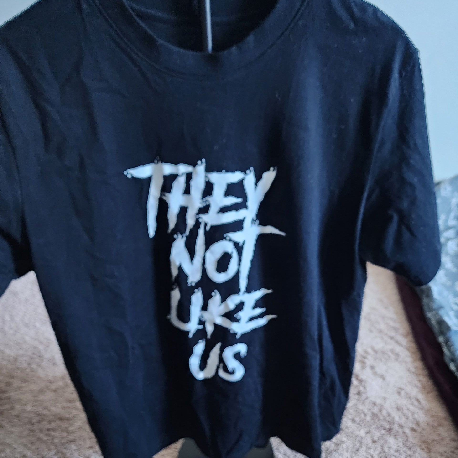 They Not Like Us Graphic Print Crew Neck T-Shirt 1