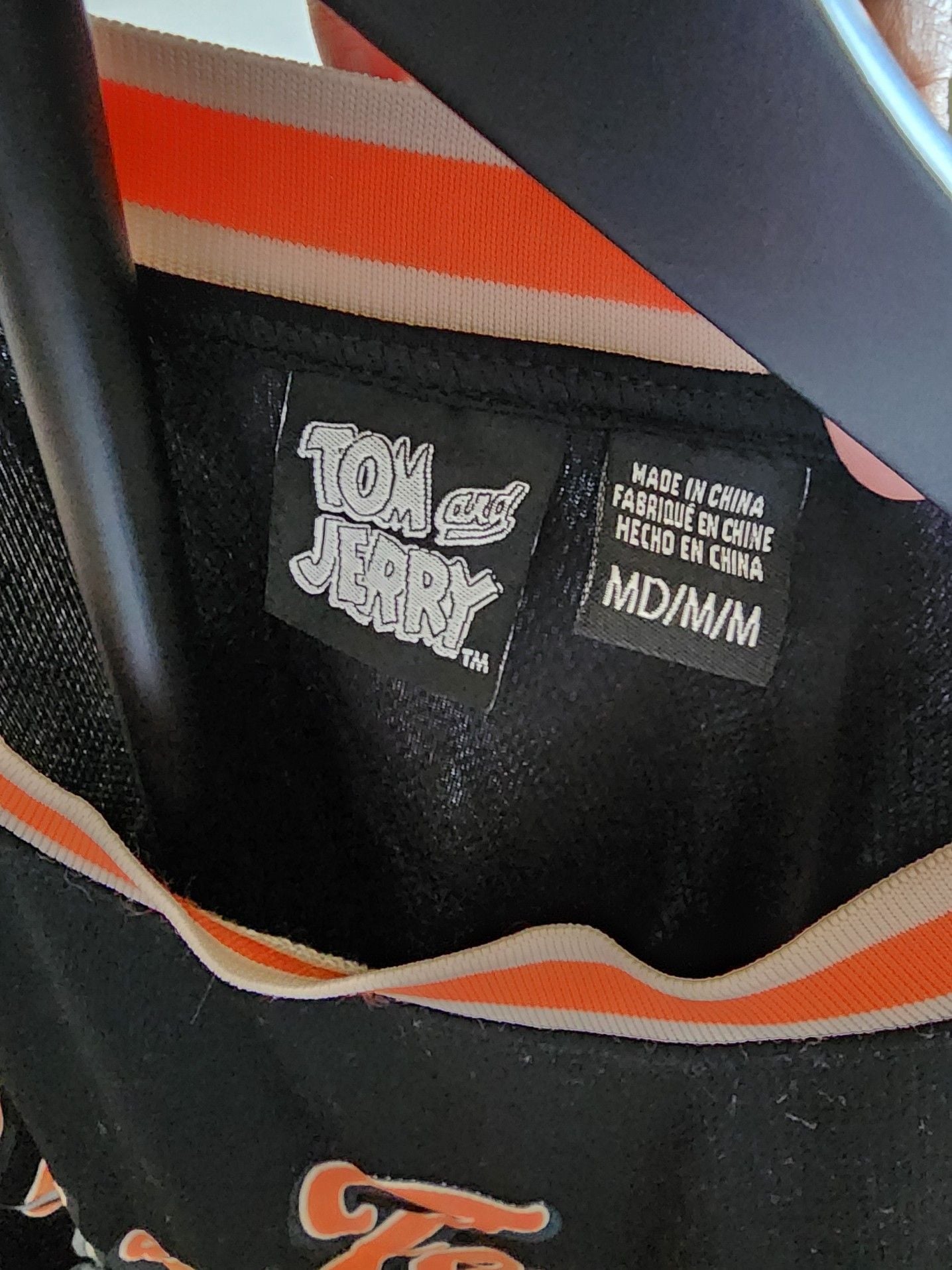 Tom and Jerry Graphic Print Sleeveless Basketball Jersey 4
