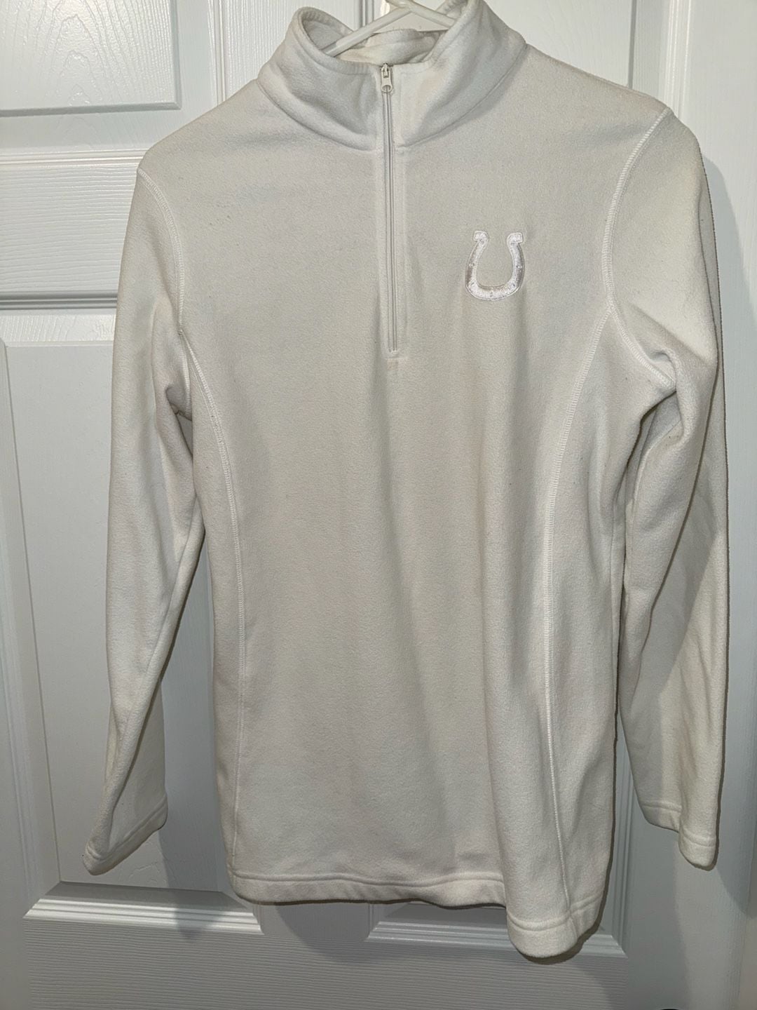 NFL Team Apparel Indianapolis Colts Women's Fleece Quarter-Zip Pullover 3