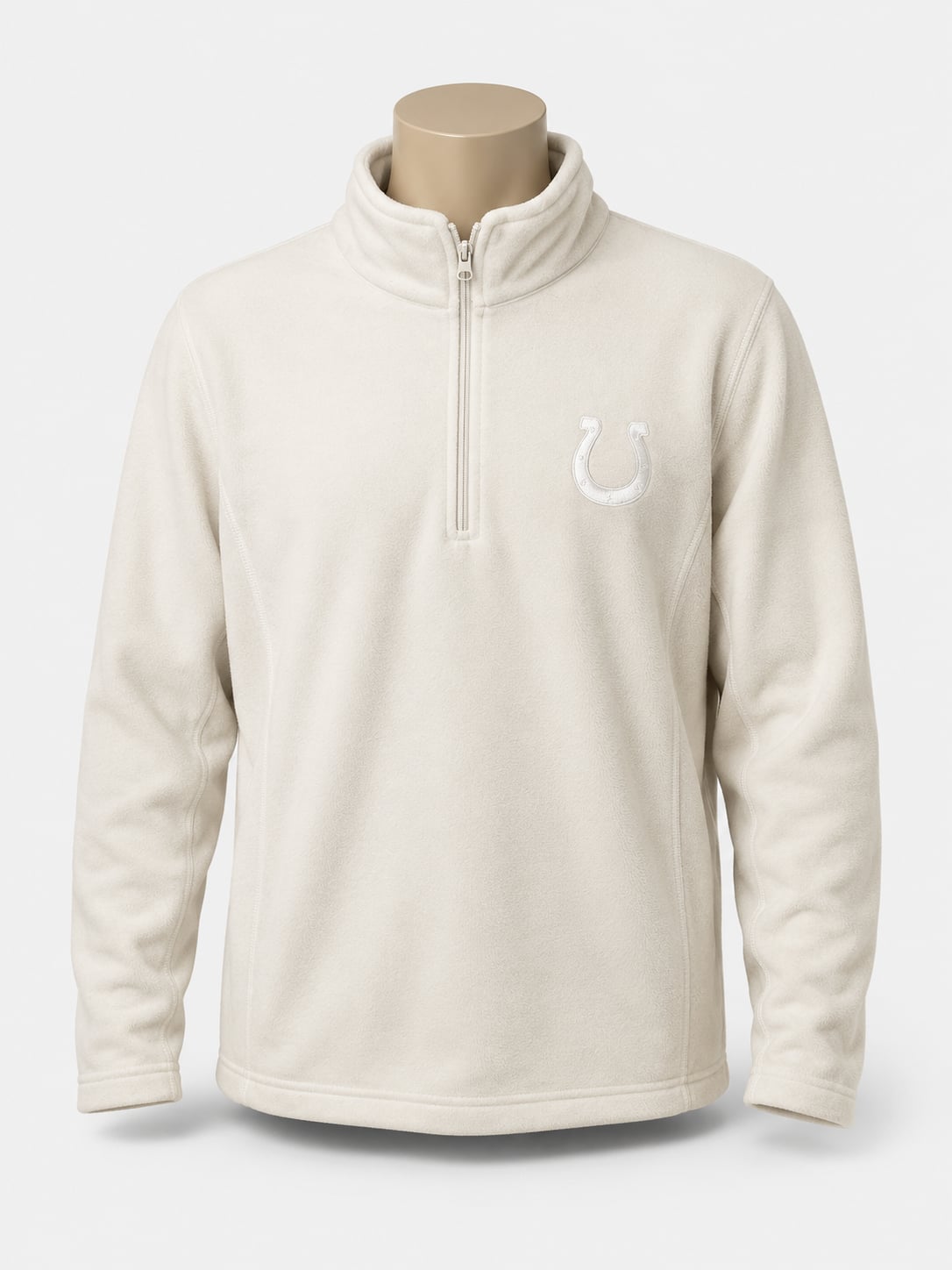 NFL Team Apparel Indianapolis Colts Women's Fleece Quarter-Zip Pullover 2