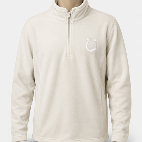 NFL Team Apparel Indianapolis Colts Women's Fleece Quarter-Zip Pullover