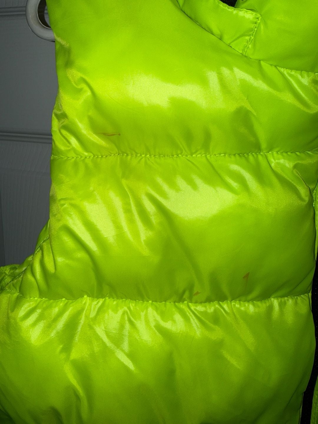 Calvin Klein Performance Neon Yellow Hooded Puffer Vest 4