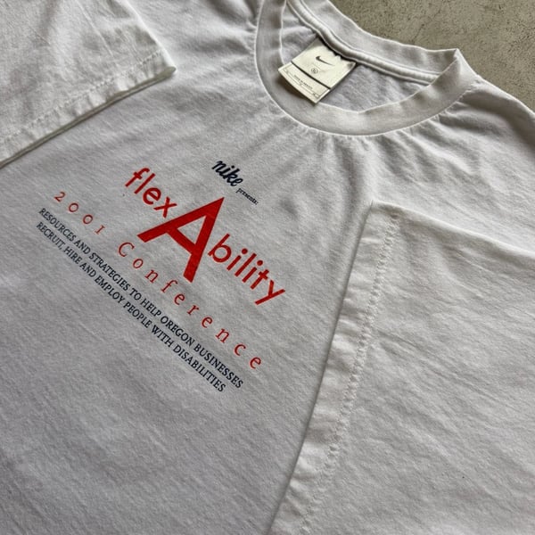 Vintage Nike 2001 FlexAbility Conference Promo T-Shirt