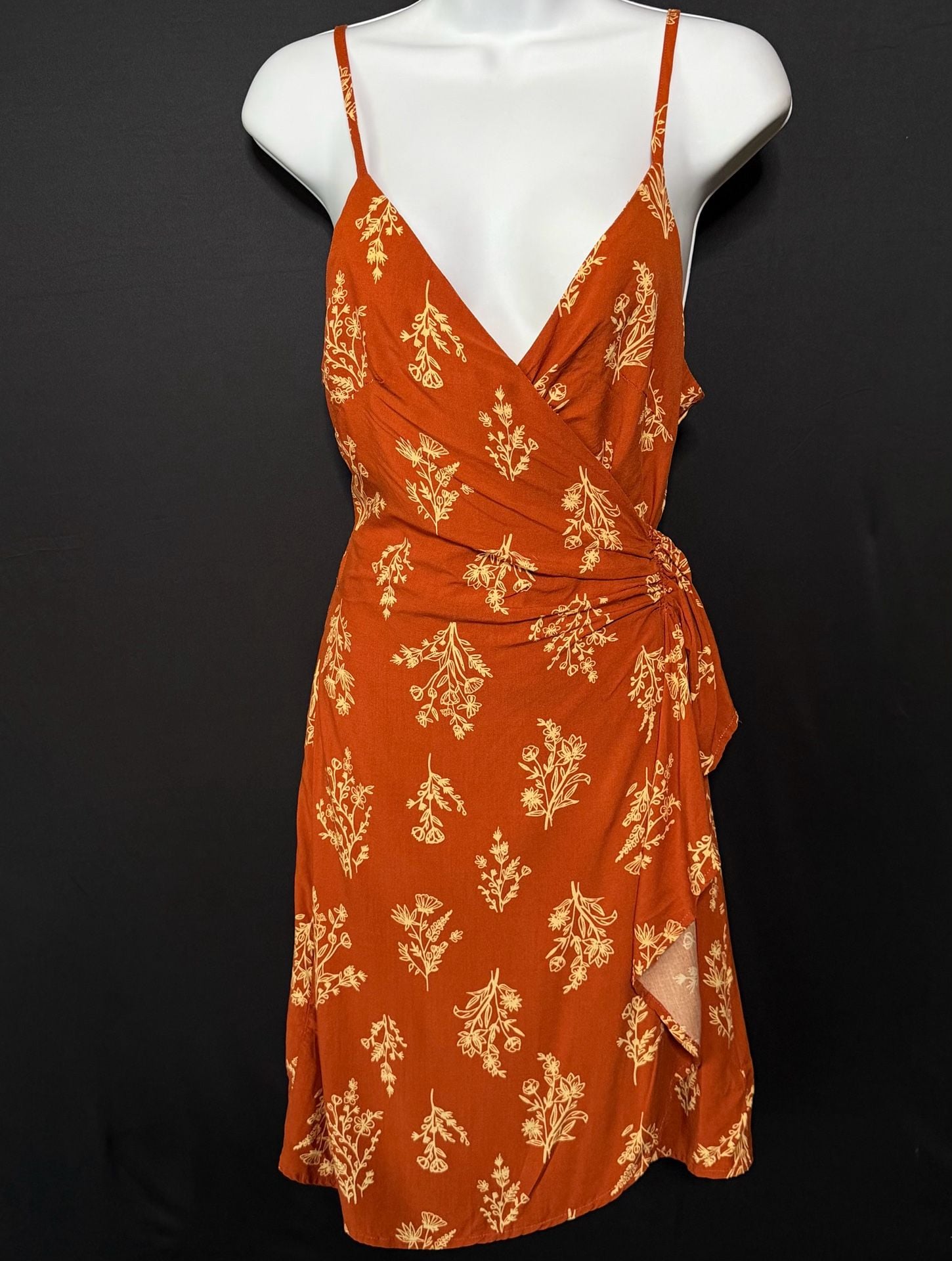 Cupshe Wildflowers Wrap Mini Dress 3