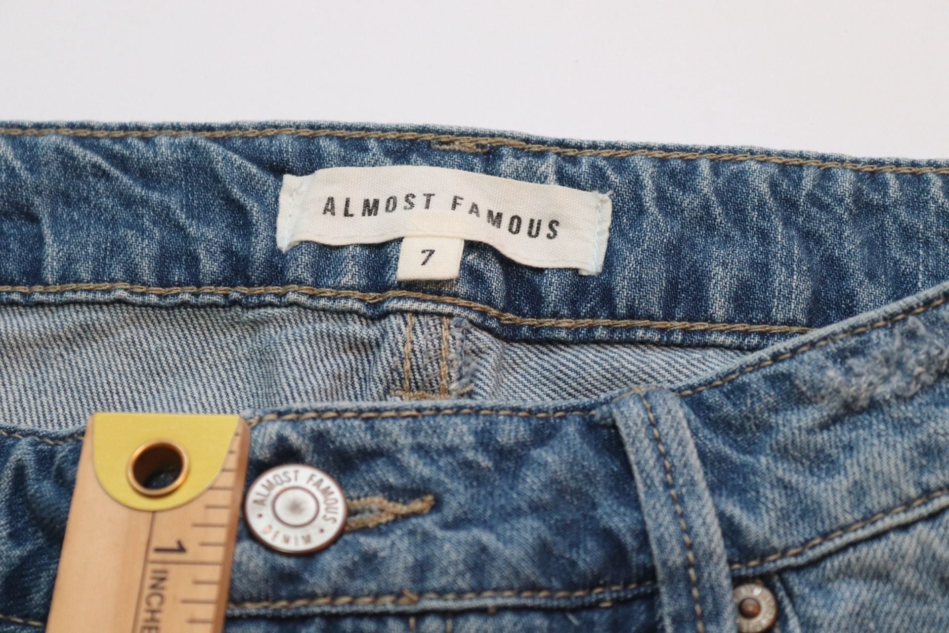 Almost Famous Distressed denim Cutoff Shorts 4