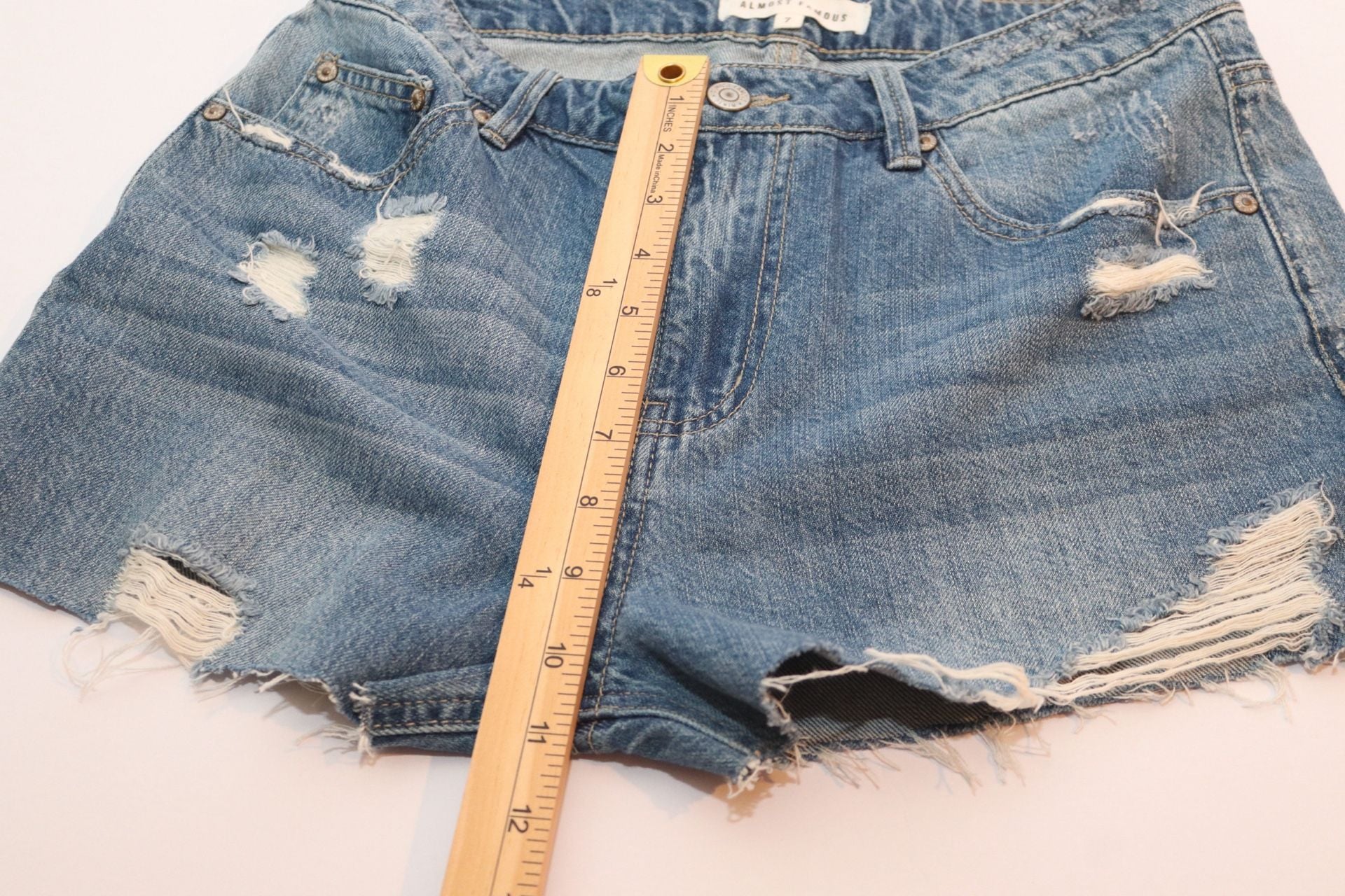 Almost Famous Distressed denim Cutoff Shorts 5