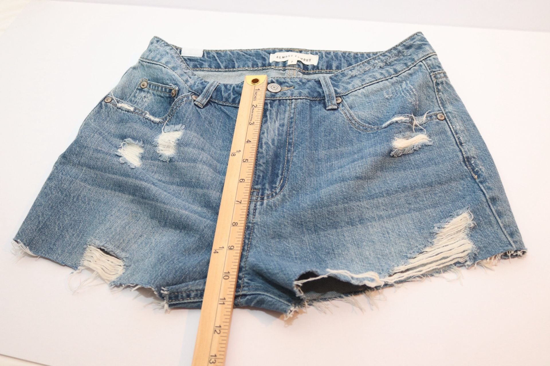 Almost Famous Distressed denim Cutoff Shorts 6