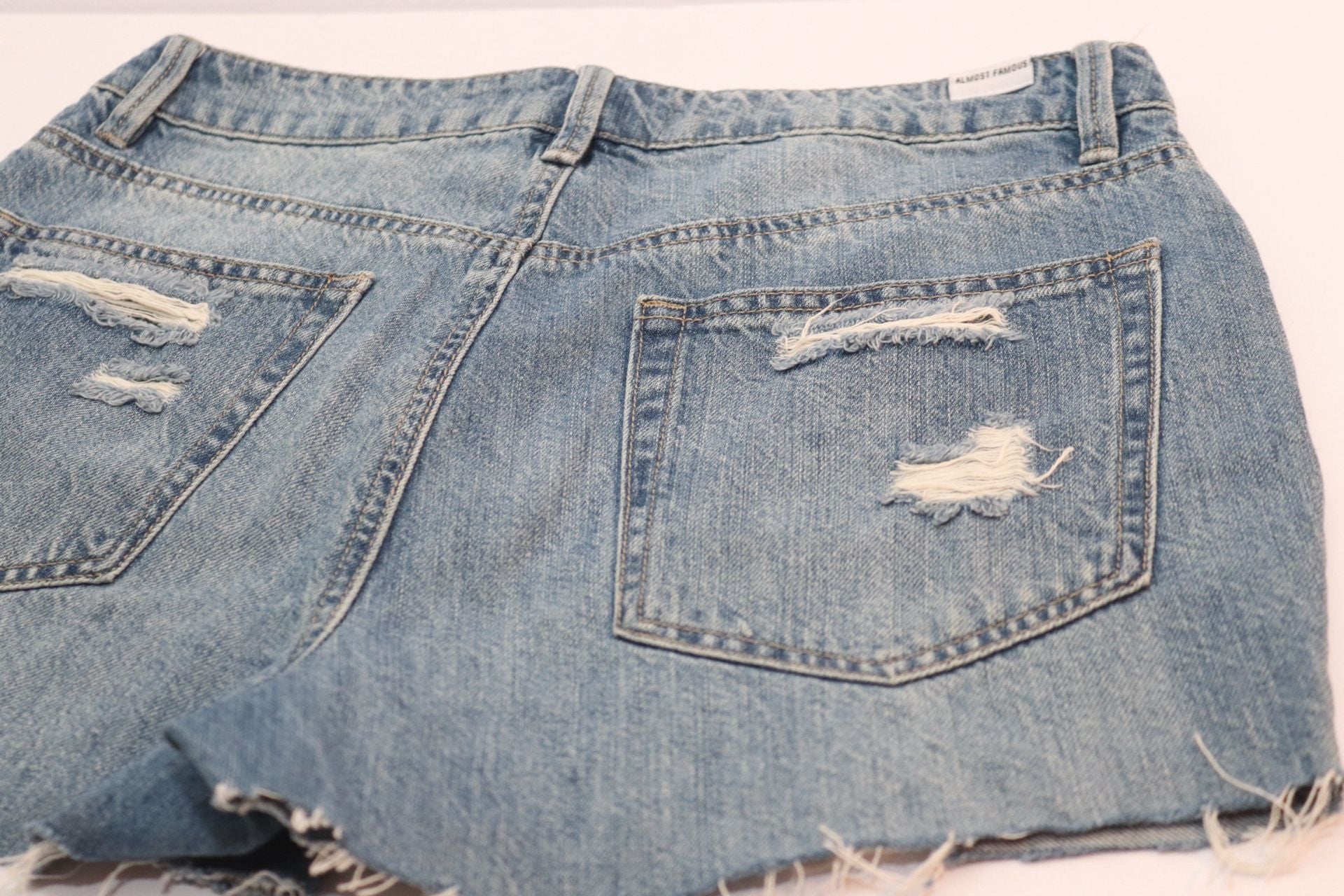 Almost Famous Distressed denim Cutoff Shorts 8