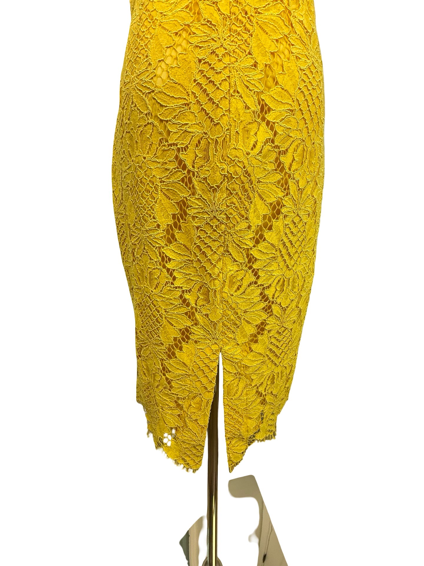 Trina Turk Yellow Floral Lace Sleeveless Sheath Dress Size 0 NWT! 7