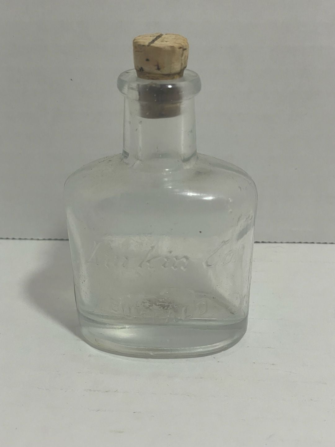 Vintage Larkin Co. Buffalo Clear Glass Apothecary Bottle 1