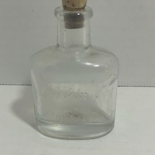 Vintage Larkin Co. Buffalo Clear Glass Apothecary Bottle