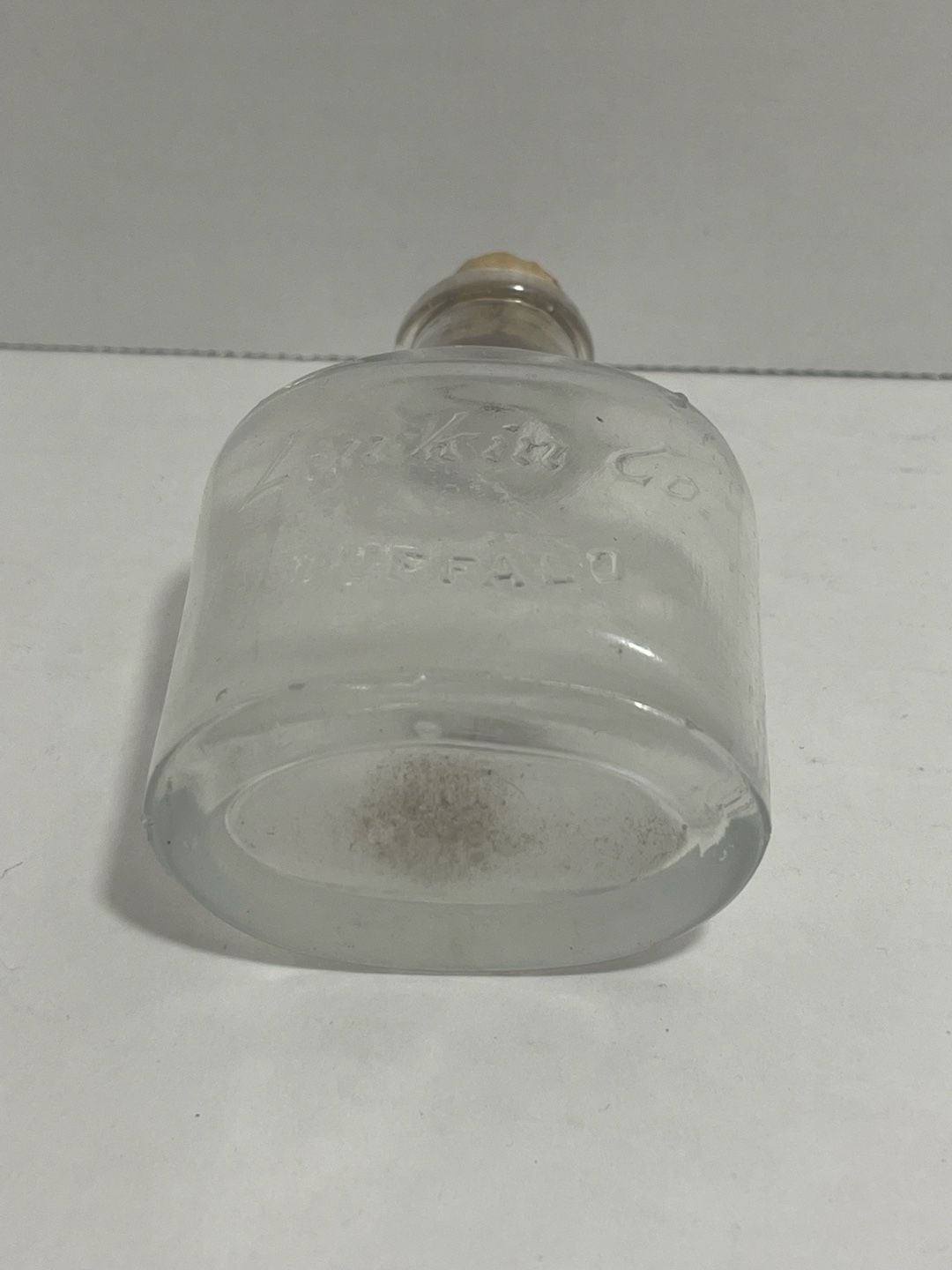 Vintage Larkin Co. Buffalo Clear Glass Apothecary Bottle 3