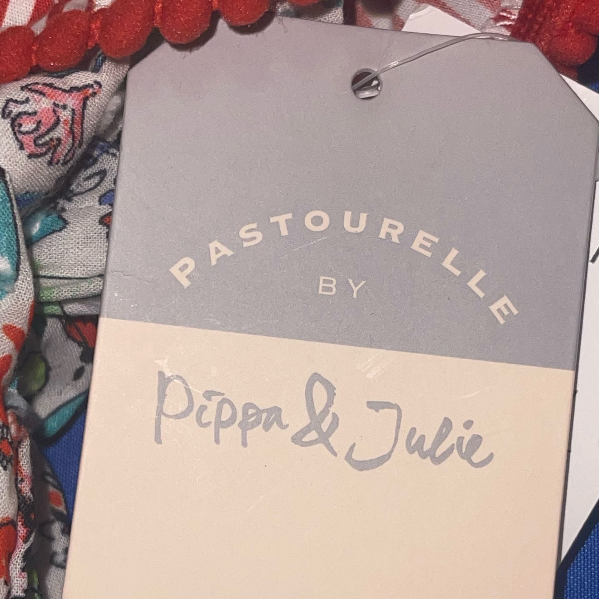 Pastourelle by Pippa & Julie Floral Striped Ruffle Romper Sz 3-6 Months NWT 6