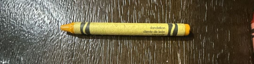 Crayola Dandelion Retired Crayon 1