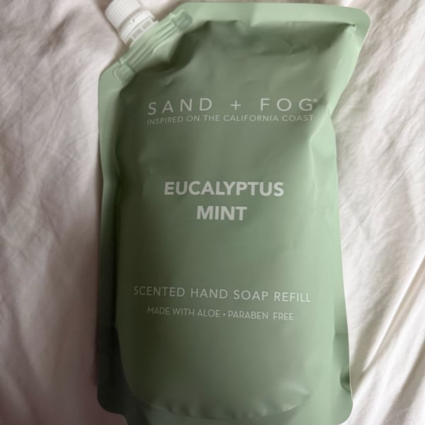 Sand + Fog Eucalyptus Mint Scented Hand Soap Refill Bag 34 fl oz