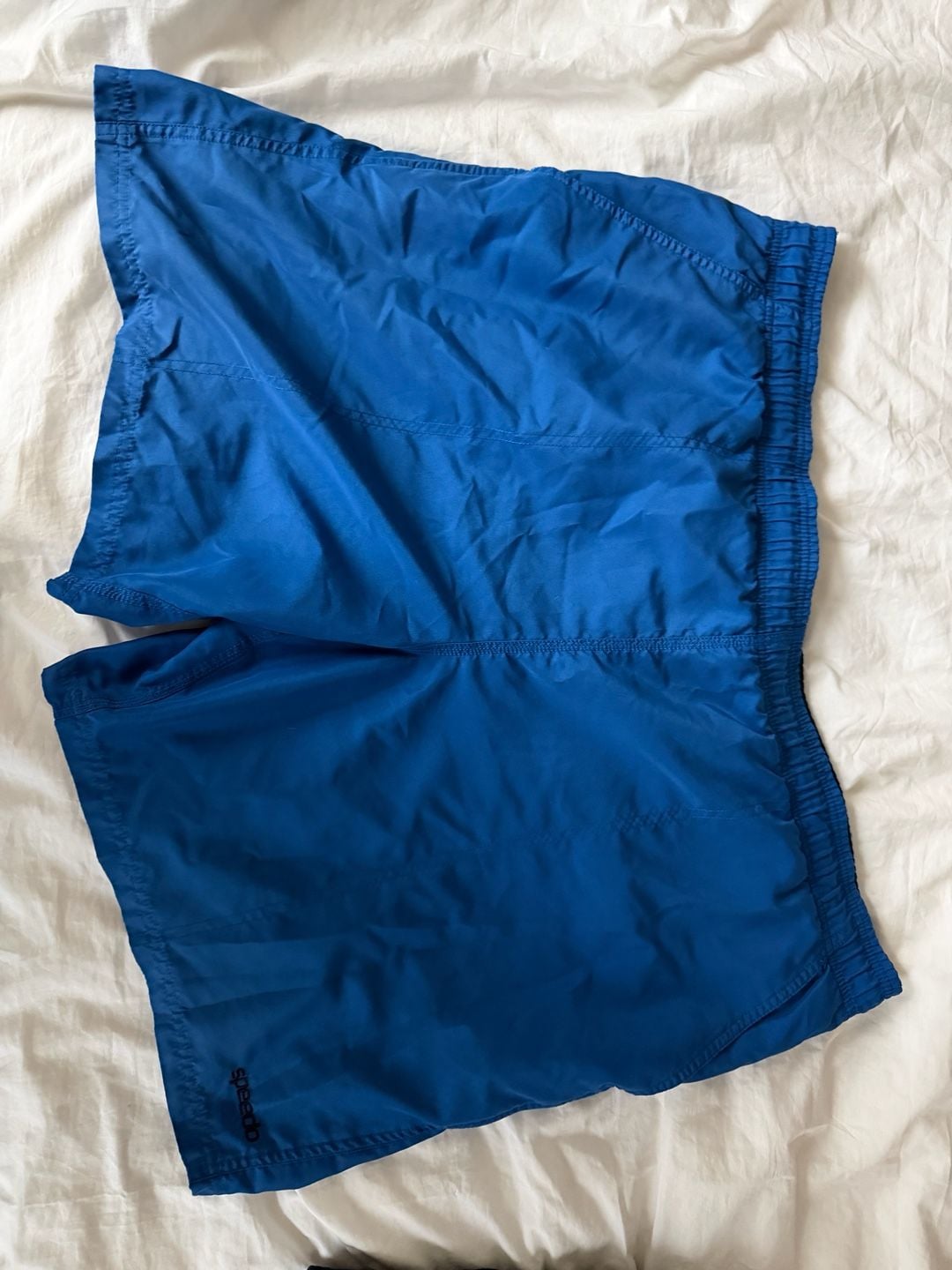 Speedo Men's Blue Nylon Swim Trunks with Mesh Lining 2