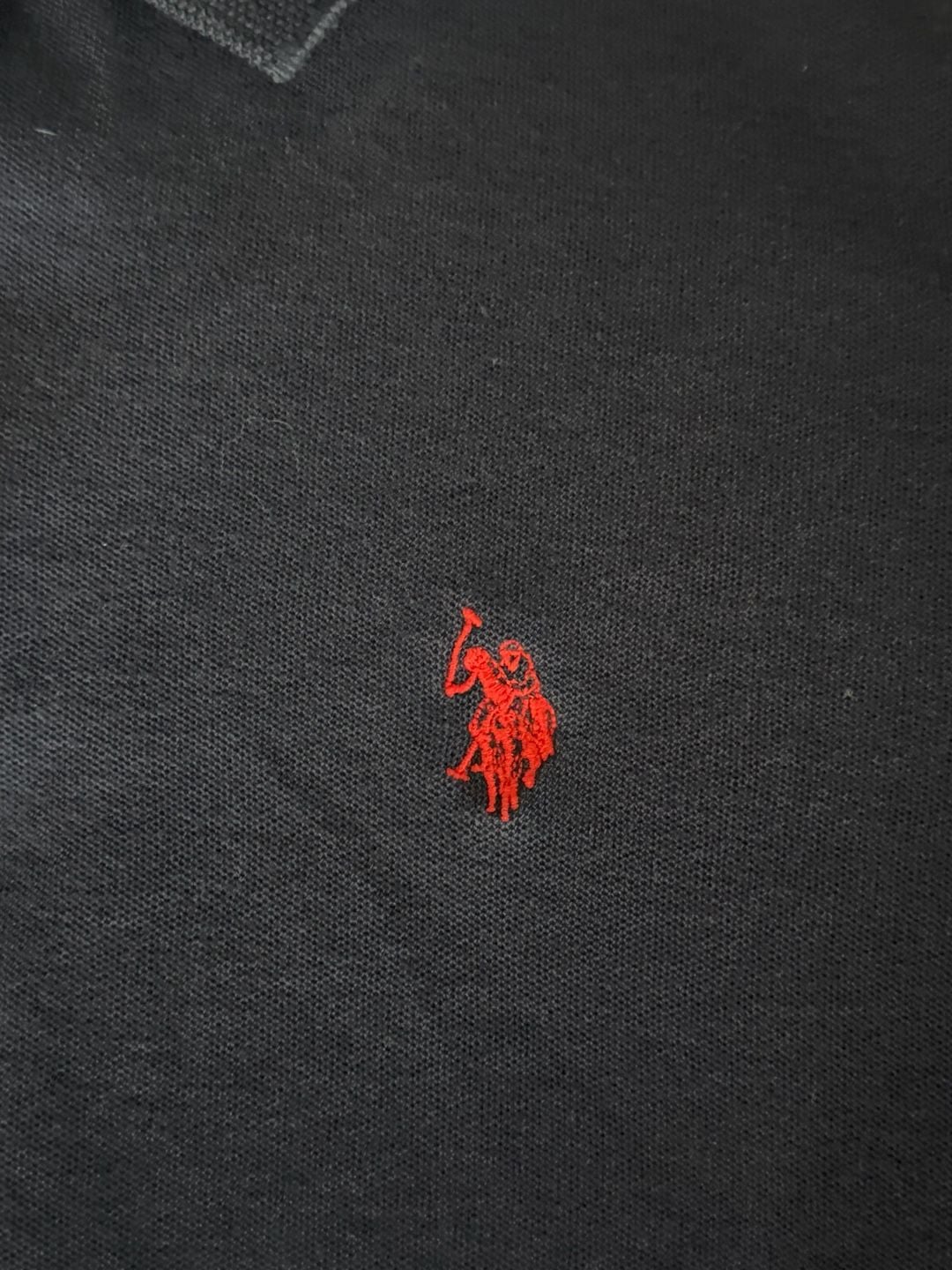 U.S. Polo Assn. Ultimate Pique Men's Short Sleeve Polo Shirt Navy Blue 5