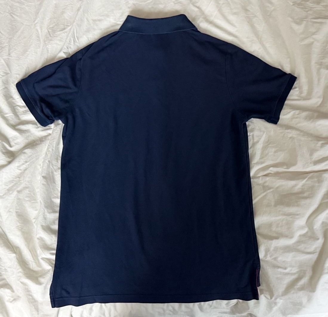 U.S. Polo Assn. Ultimate Pique Men's Short Sleeve Polo Shirt Navy Blue 3