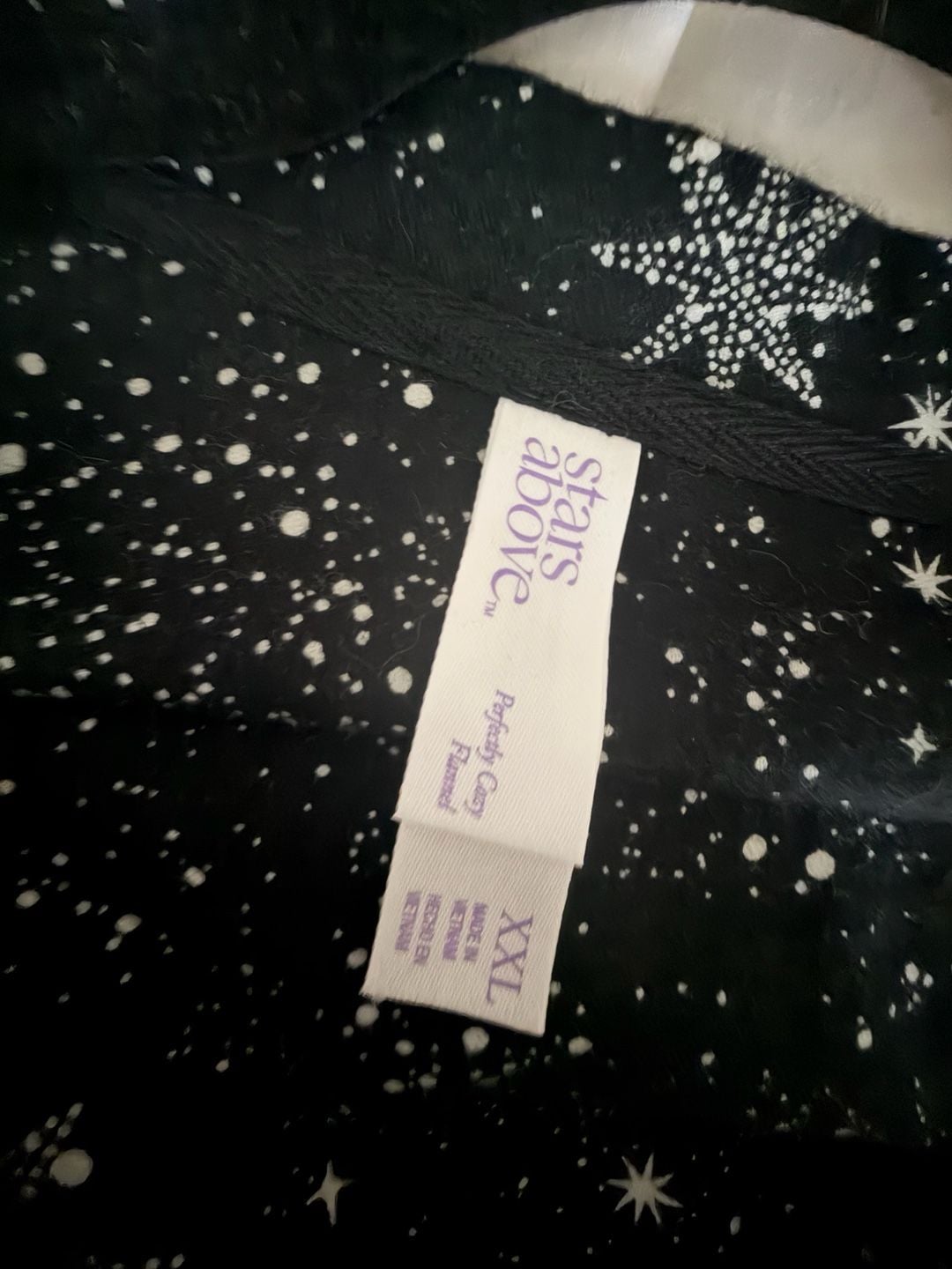 Stars Above Perfectly Cozy Flannel Star Print Pajama Set 2