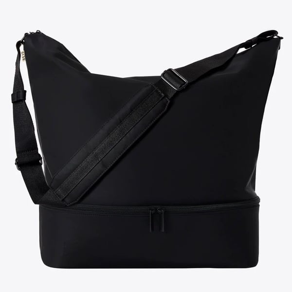 BEIS The Crescent Weekender Travel Bag (aka Day Tripper) in Black