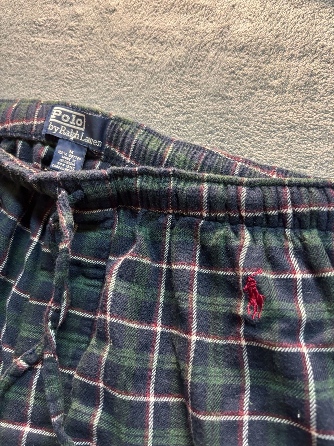 Polo Ralph Lauren Men's Plaid Flannel Drawstring Pajama Pants 3