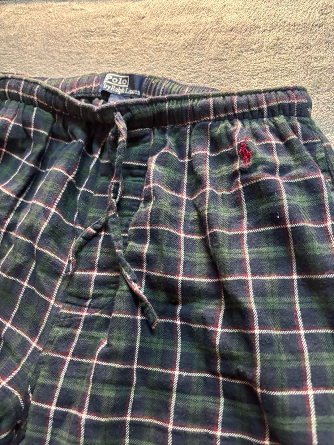 Polo Ralph Lauren Men's Plaid Flannel Drawstring Pajama Pants 6