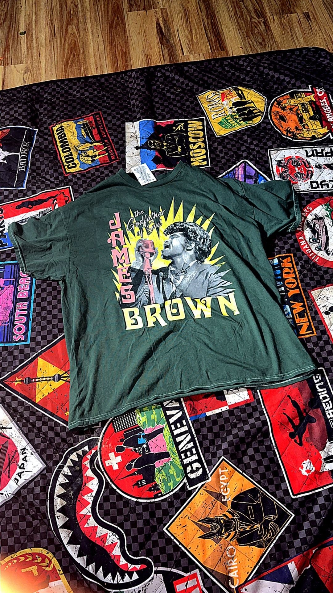James Brown The Godfather of Soul Graphic Oversized T-Shirt 1